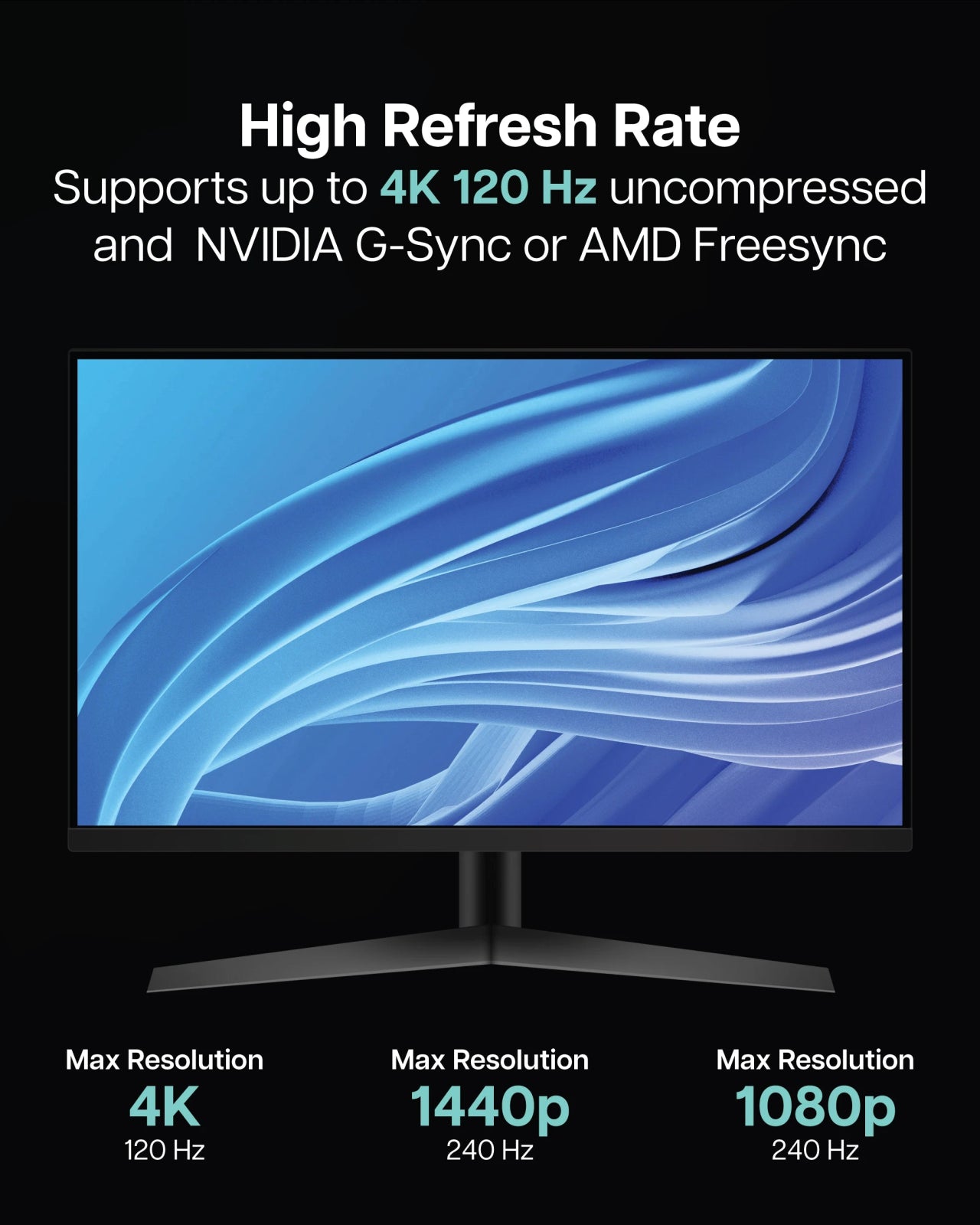 VisionTek.com - VisionTek DisplayPort 1.4 Cable | 9 ft 10 Inch (3M) - 50 Pack | 8K UHD | 4K 120Hz | High - Speed DisplayPort to DisplayPort Connection | Compatible with Monitors, TVs, Projectors