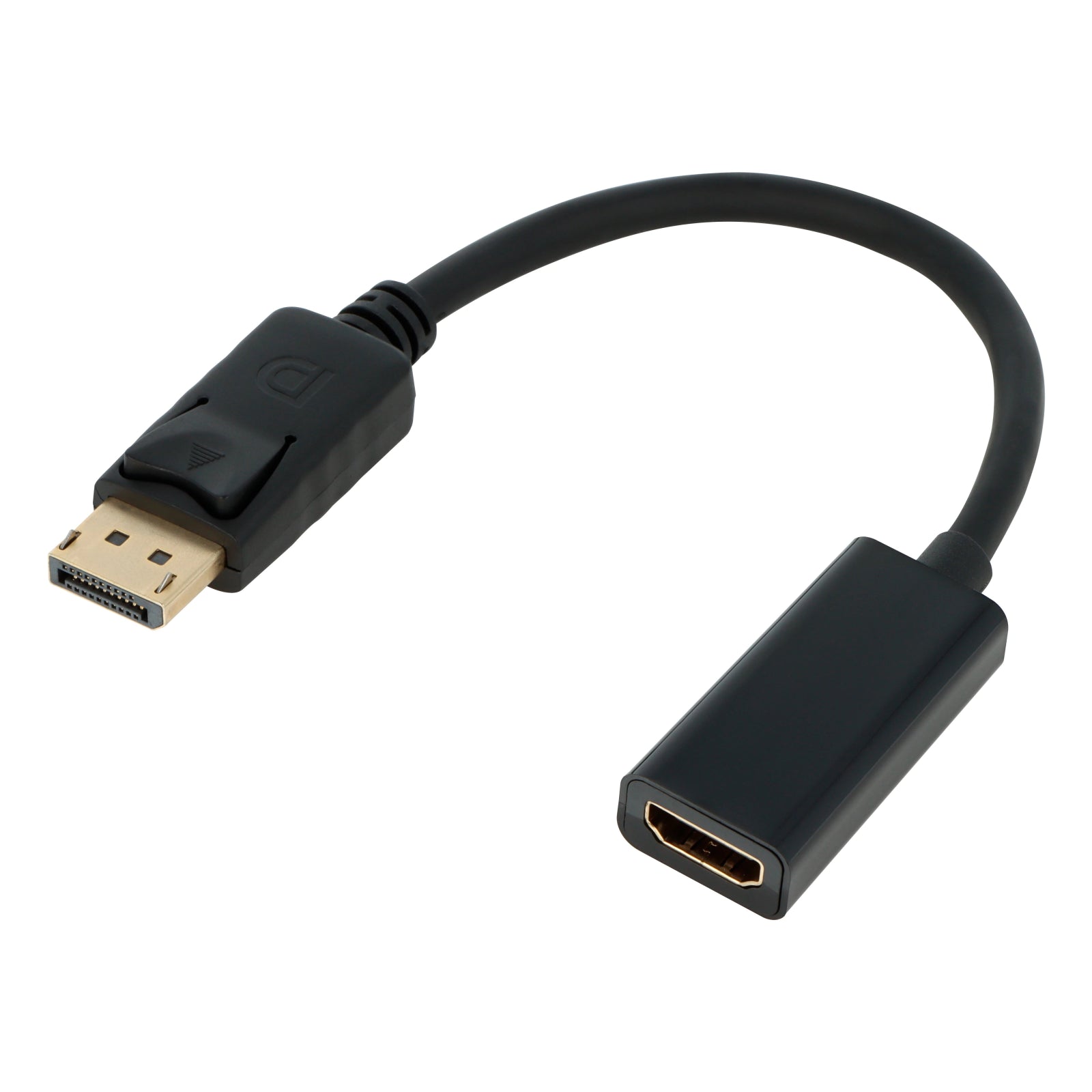 VisionTek.com - VisionTek DisplayPort to HDMI 2.0 4K Active Adapter | 7" Cable | DP 1.2 to HDMI 2.0 | 3840x2160 @ 60Hz | PC & Mac Compatible