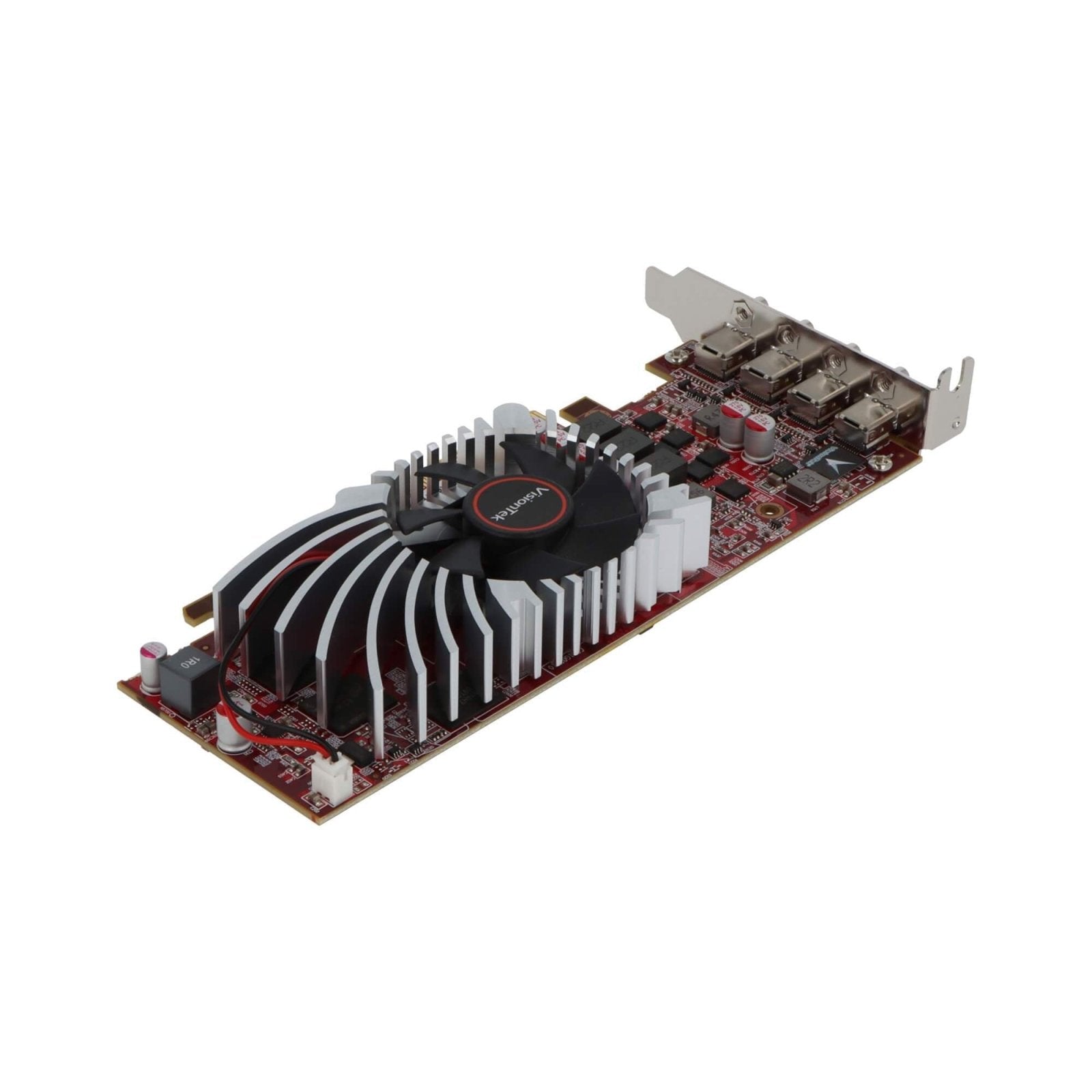 VisionTek.com - VisionTek Graphics Card - 2GB Radeon RX 550 SFF GDDR5 | 4x Mini DisplayPort | Quad Monitor Support | PCIe 3.0 x8 | Compact 1 - Slot GPU | Eyefinity & FreeSync Ready