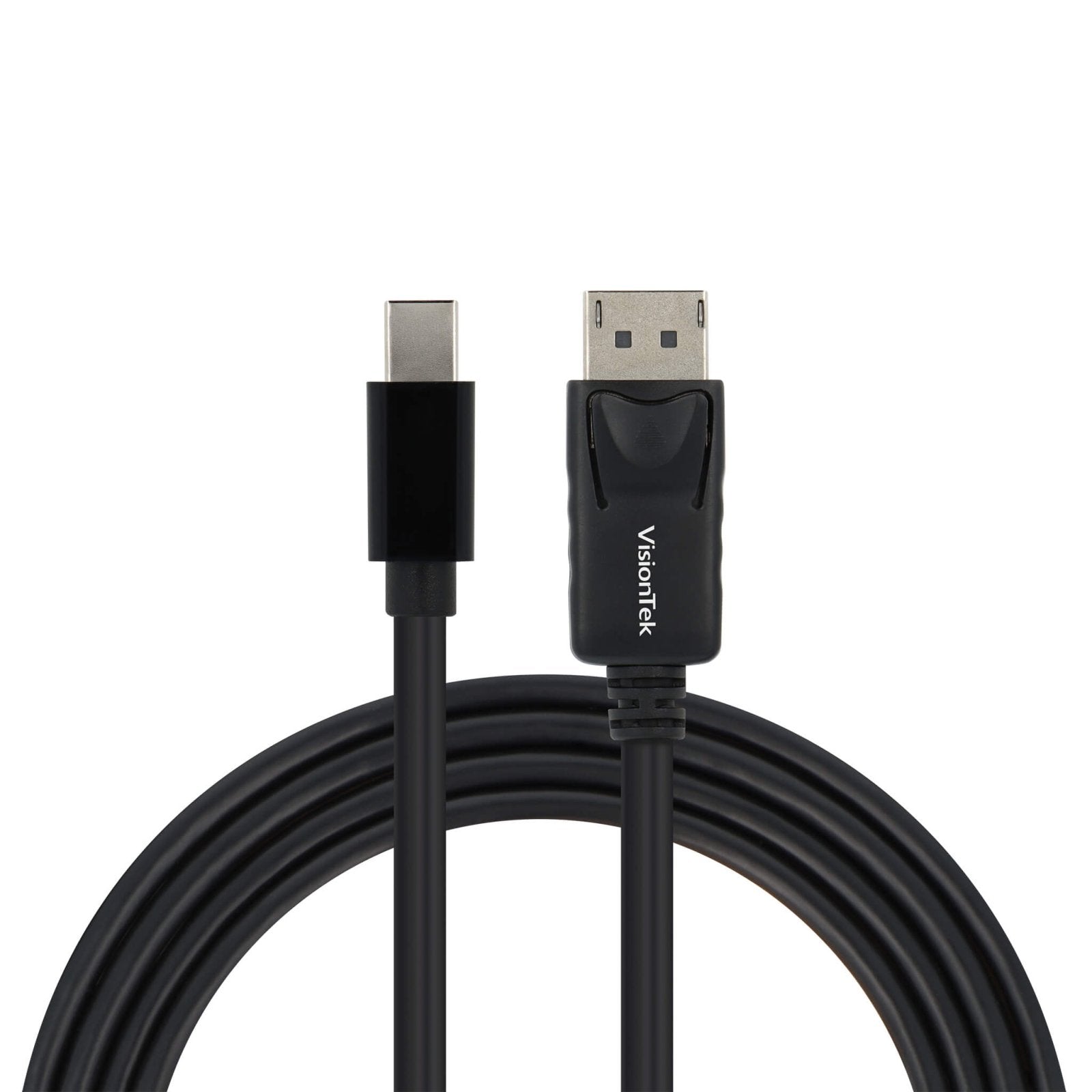 VisionTek.com - VisionTek Mini DisplayPort to DisplayPort 1.2 Cable | 6 ft (2M) | 4K @ 60Hz | mDP to DP Connection | Plug & Play | PC, Mac, Monitor Compatible