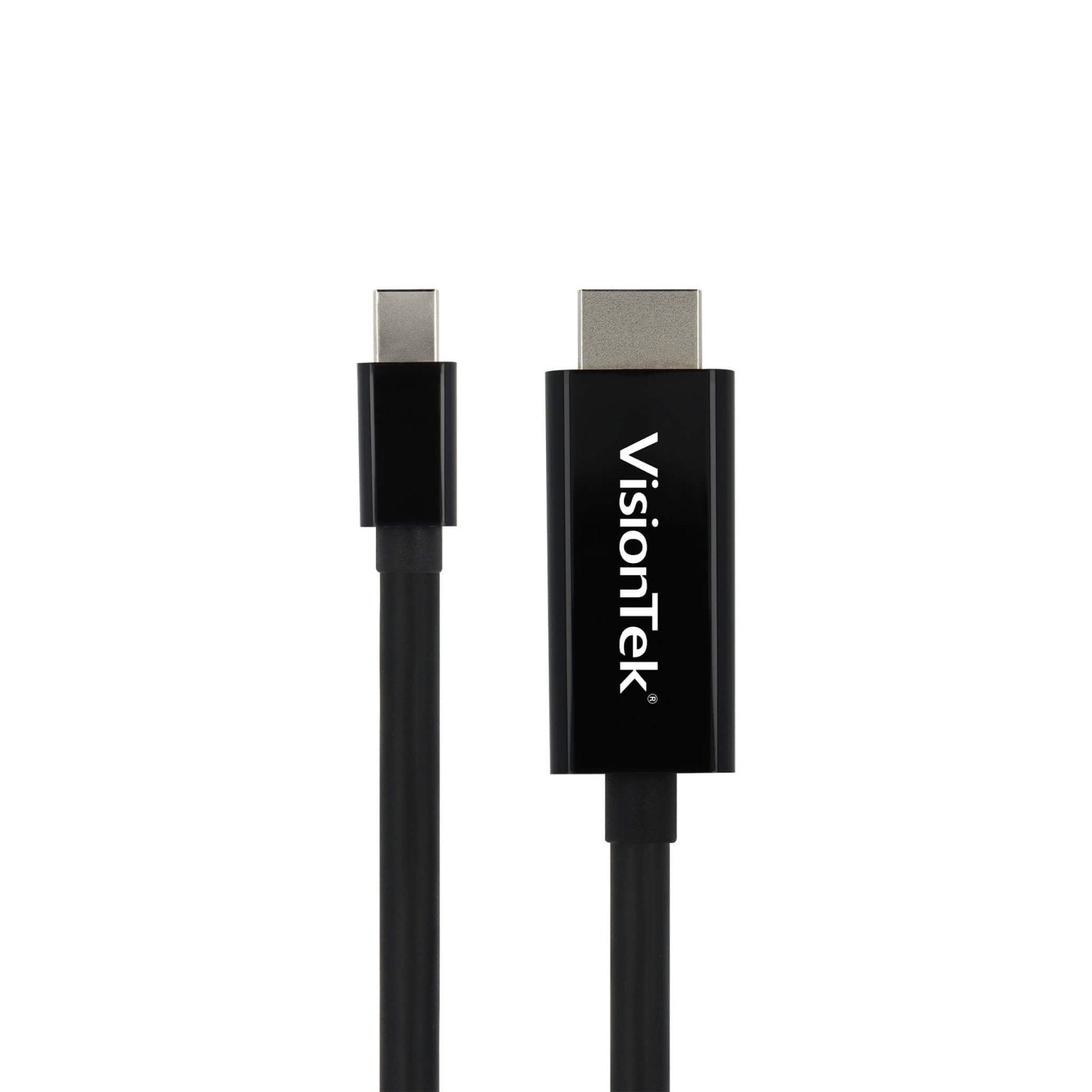 VisionTek.com - VisionTek Mini DisplayPort to HDMI 2.0 Active Cable | 6 ft (2M) | 4K @ 60Hz | mDP to HDMI Connection | Plug & Play | PC, Mac, Monitor Compatible