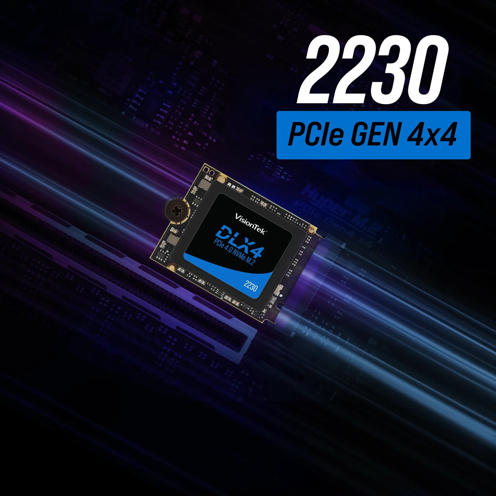 VisionTek.com - VisionTek SSD - 2TB DLX4 2230 NVMe | PCIe 4.0 x4 | Up to 5200MB/s Read | Compact M.2 2230