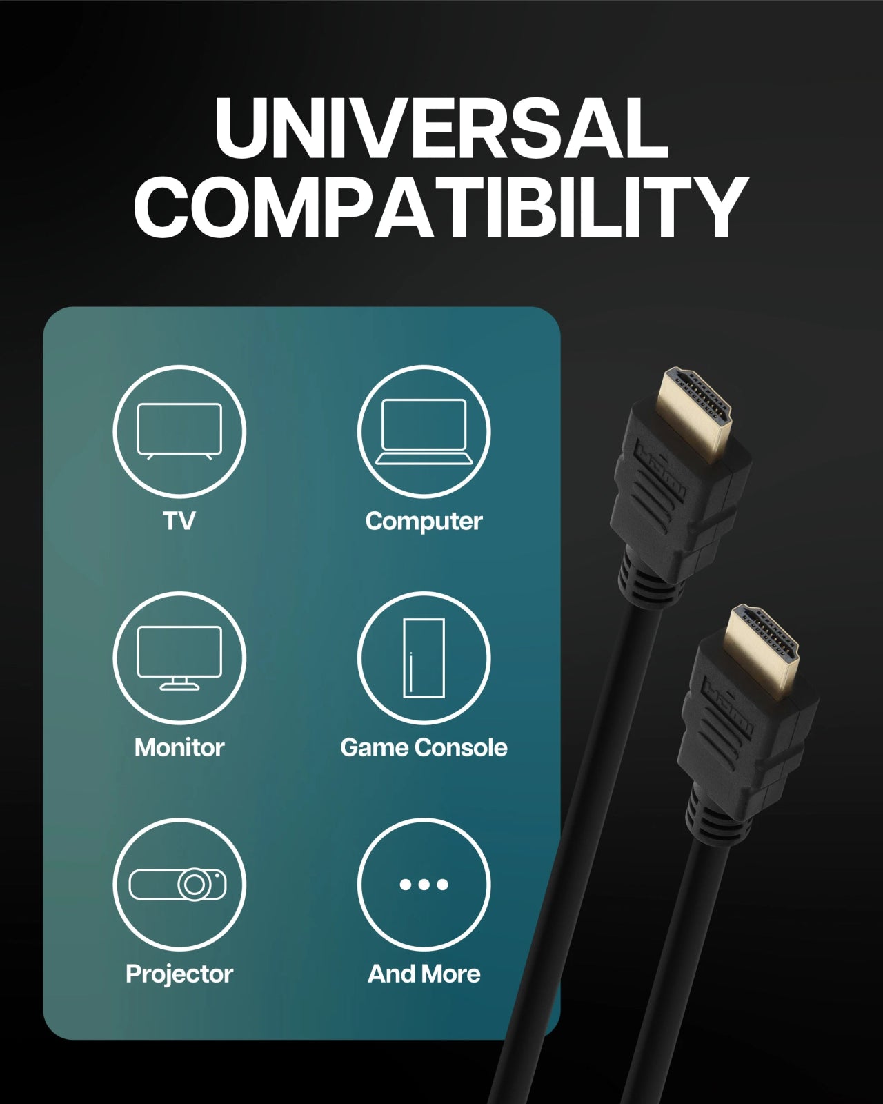VisionTek.com - VisionTek Ultra High Speed HDMI 2.1 Cable | 10 ft (3 M) | 8K @ 60Hz, 4K @ 120Hz | 48Gbps Bandwidth | Dynamic HDR | Plug & Play | TV, PS5, Xbox, PC Compatible