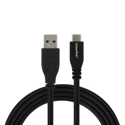 VisionTek.com - VisionTek USB - C to USB - A Cable | 3 ft 3 Inch (1M) | 10Gbps Data Transfer | 12W Charging | USB 3.1 Gen 2 | Compatible with USB - C & USB - A Devices
