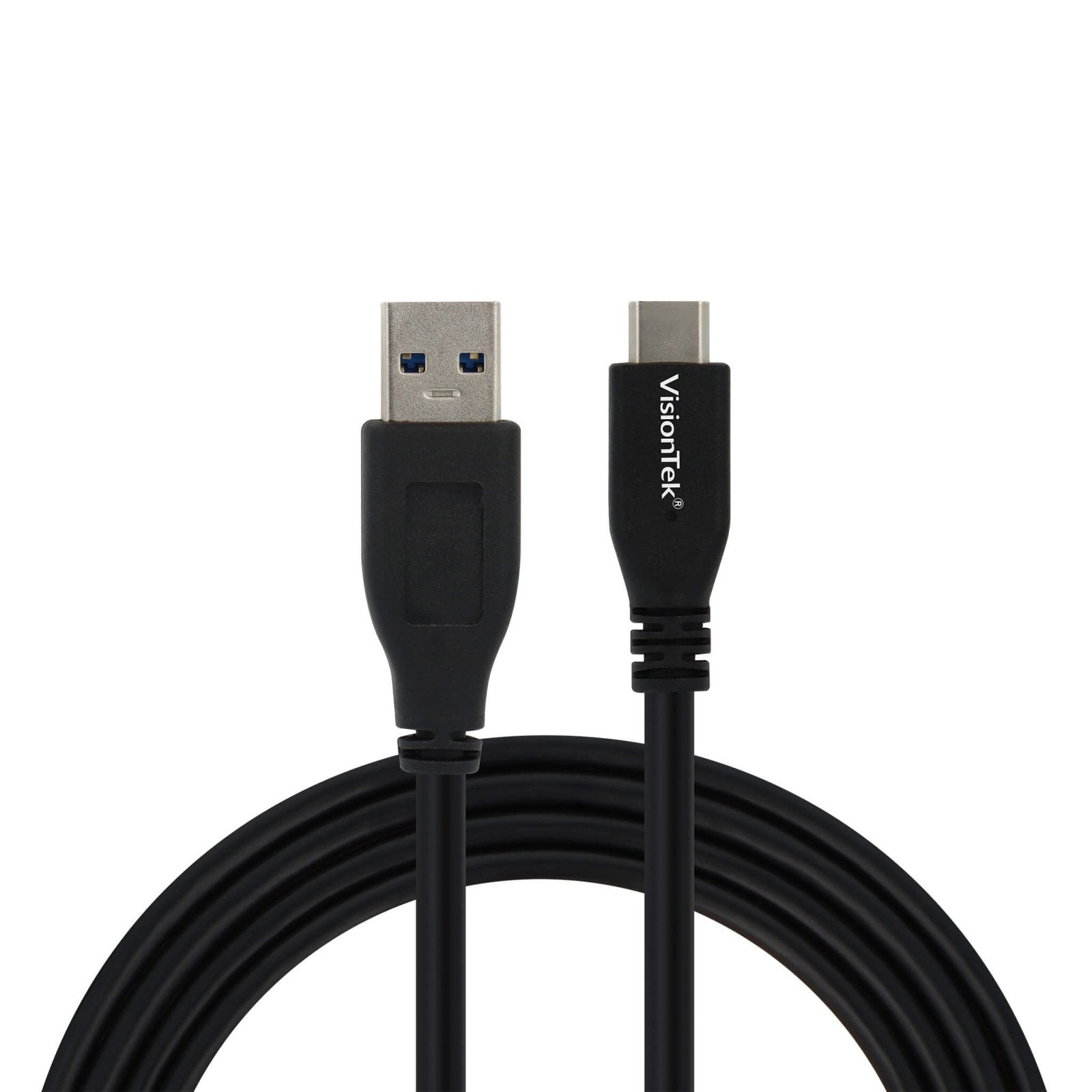 VisionTek.com - VisionTek USB - C to USB - A Cable | 3 ft 3 Inch (1M) | 10Gbps Data Transfer | 12W Charging | USB 3.1 Gen 2 | Compatible with USB - C & USB - A Devices