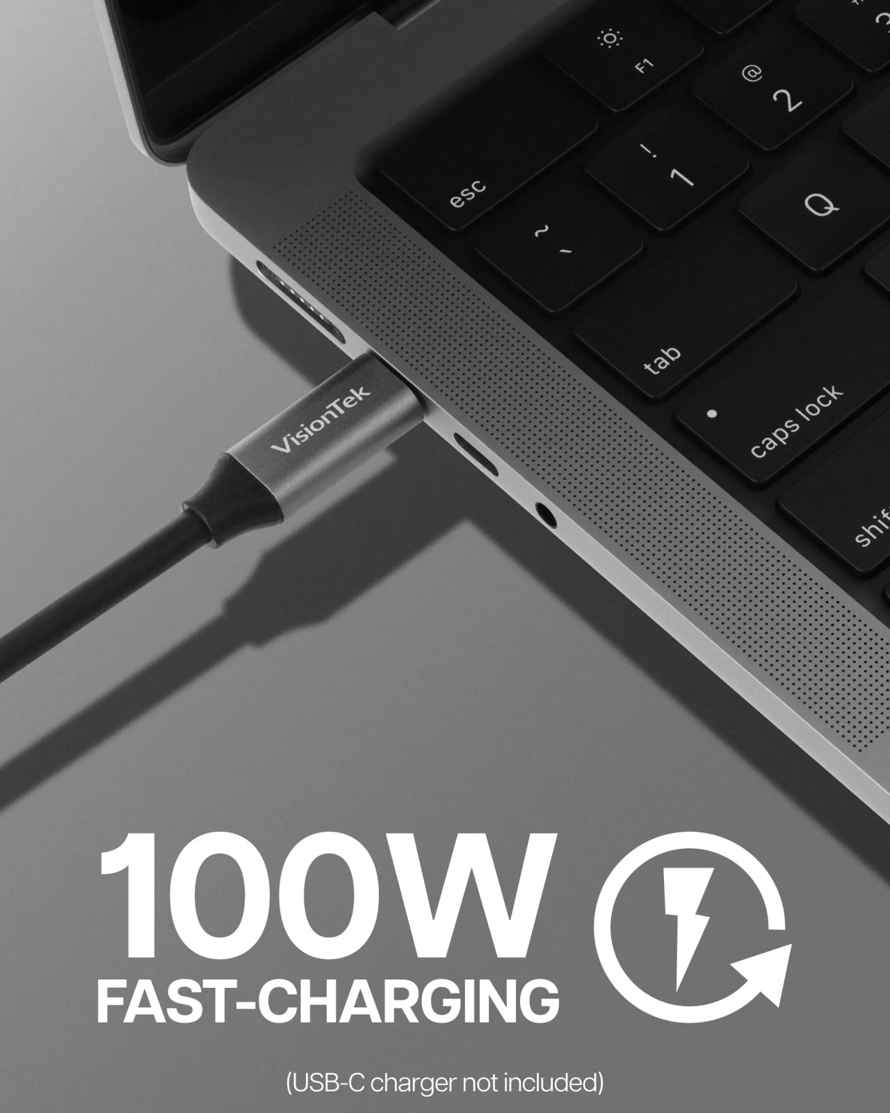 VisionTek.com - VisionTek USB - C to USB - C Cable | 6.6ft (2m) - 50 PACK | 100W Power Delivery | 10Gbps Data Transfer | 4K Video | DisplayPort Alt Mode | Compatible with USB - C Devices