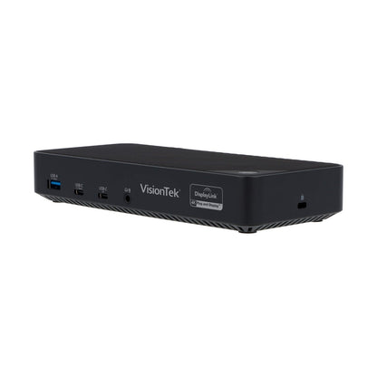 VisionTek.com - VisionTek VT7000 Triple 4K Docking Station | USB - C & USB - A | DisplayLink + DP Alt Mode | 100W Power Delivery | 130W Power Adapter Included | Windows, Mac, ChromeOS Compatible