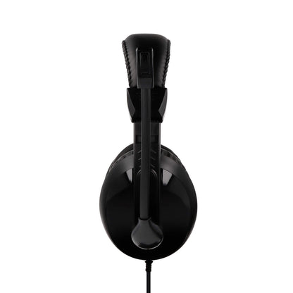 VisionTek.com - VTK - SH20 Stereo Headset with Boom Mic | 3.5mm Wired | Noise - Isolating | Inline Volume Control | PC, Mac, Xbox, PS5, Switch Compatible