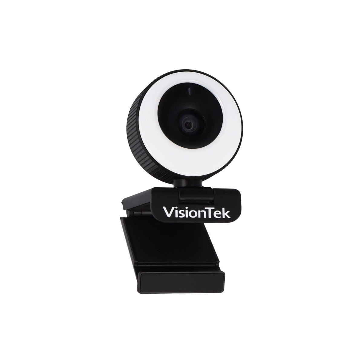 VisionTek.com - VTWC40 1080p Autofocus Webcam | Built - In Ring Light | 60FPS | Dual Mic | Privacy Cover | USB 2.0 | Plug - and - Play | PC, Mac, Chromebook Compatible