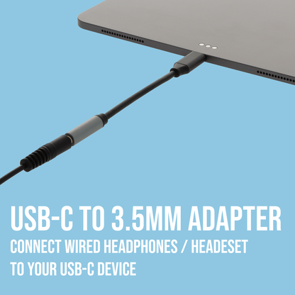 VisionTek.com - VisionTek USB - C to 3.5mm Aux Adapter | Headphone Jack Converter | High - Fidelity Audio | Plug & Play | USB - C to Aux