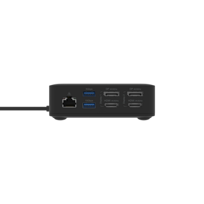VisionTek.com - VisionTek VT1200DL Dual 4K Docking Station | USB - C or USB - A | 10 - in - 1 Dock | DisplayLink | 100W Power Passthrough | Windows, Mac, ChromeOS Compatible