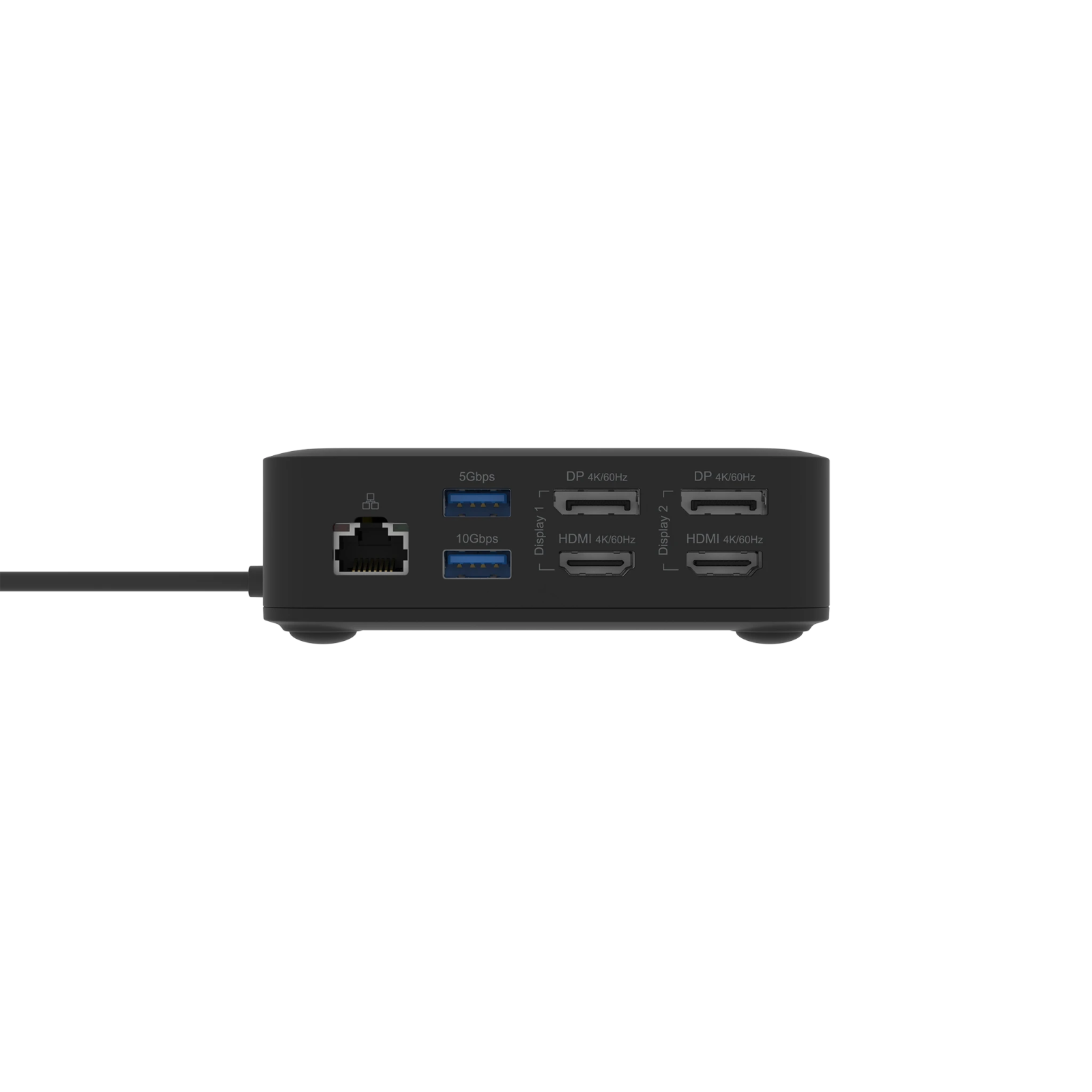 VisionTek.com - VisionTek VT1200DL Dual 4K Docking Station | USB - C or USB - A | 10 - in - 1 Dock | DisplayLink | 100W Power Passthrough | Windows, Mac, ChromeOS Compatible