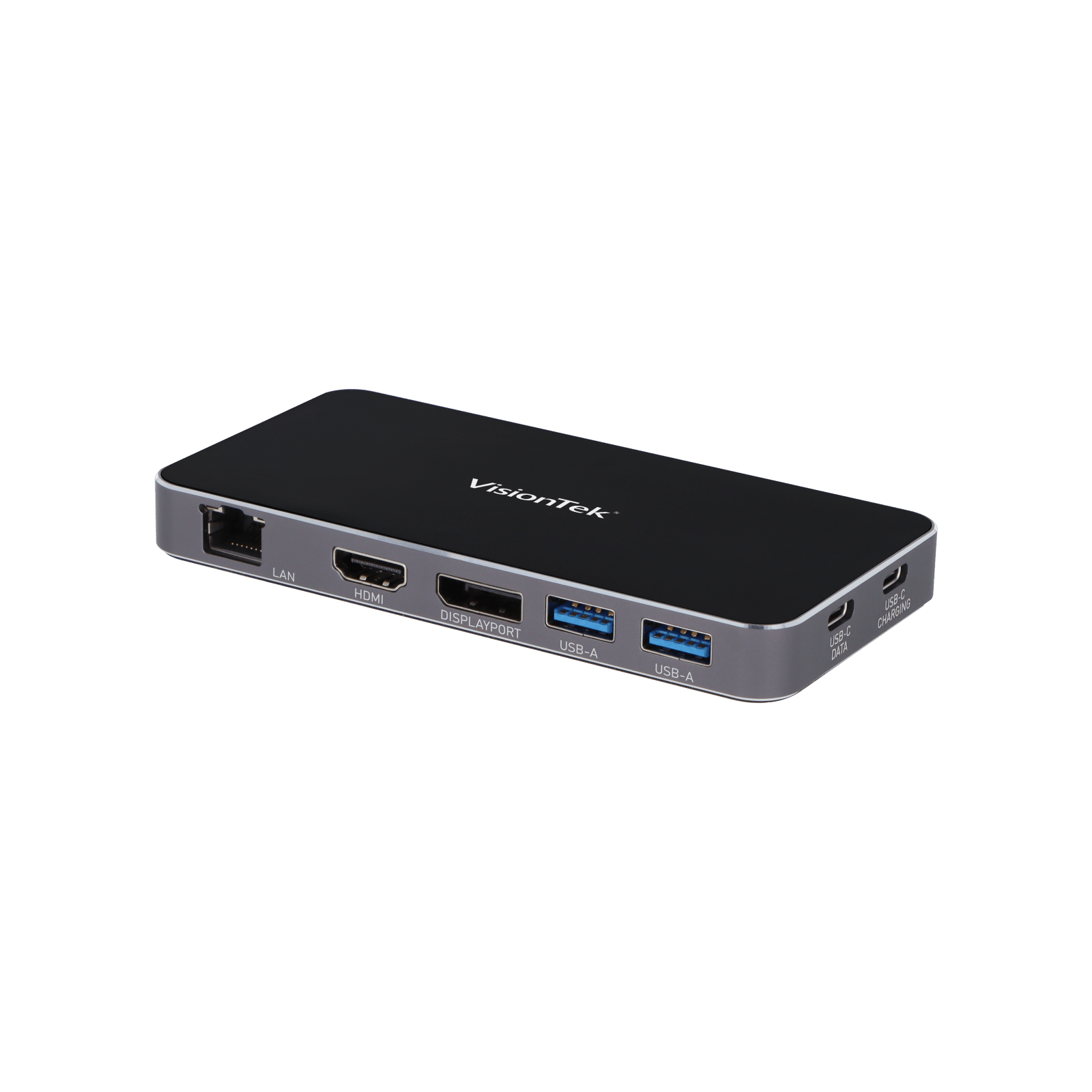 VisionTek.com - VisionTek VT350 USB - C Portable Docking Station | Dual Display | DP Alt Mode | 100W Power Delivery | USB - A, USB - C, Ethernet | Windows, Mac, ChromeOS Compatible