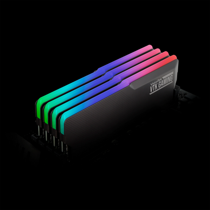 VisionTek.com - VTK Gaming RGB DDR4 16GB (2x8GB) 3600MHz CL19 Desktop Memory | Dual - Channel Kit | High - Speed Performance | Aura Sync RGB | Intel XMP 2.0